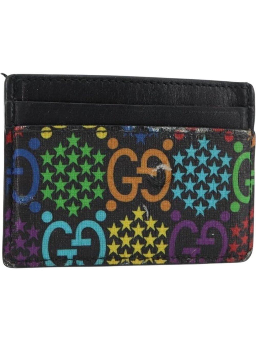 GUCCI GG Psychedelic Card Case Black 601098
